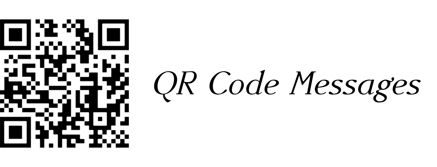 Logo QR CODE Messages