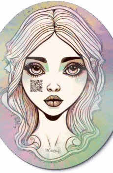 Girl QR Code
